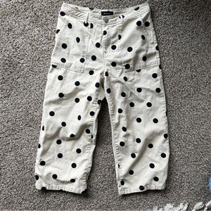 Who What Wear Wide Leg Polka Dot Pants